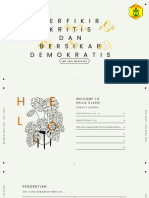 PAI BP Kelas XII SMK - BERFIKIR KRITIS DAN BERSIKAP DEMOKRATIS PART 1 DAN 2