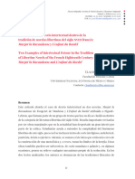 Dos Ejemplos de Desvío Intertextual Dentro de La Tradición de Novelas Libertinas