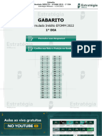 Gabarito - 1º Dia