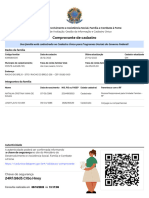 Comprovante de Cadastro: Sua Família Está Cadastrada No Cadastro Único para Programas Sociais Do Governo Federal!