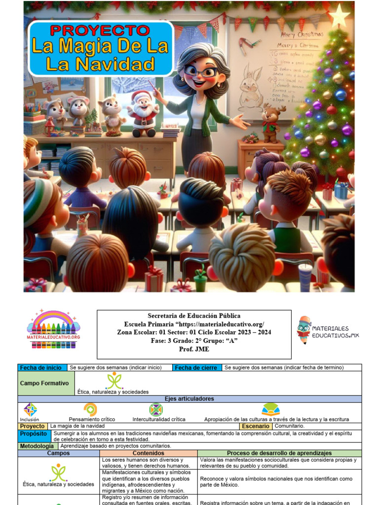Proyecto "La Magia de la Navidad" | PDF | Navidad | Nochebuena