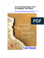Ebook Economics of Social Issues 21St Edition Register Test Bank Full Chapter PDF