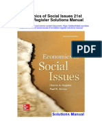 Ebook Economics of Social Issues 21St Edition Register Solutions Manual Full Chapter PDF