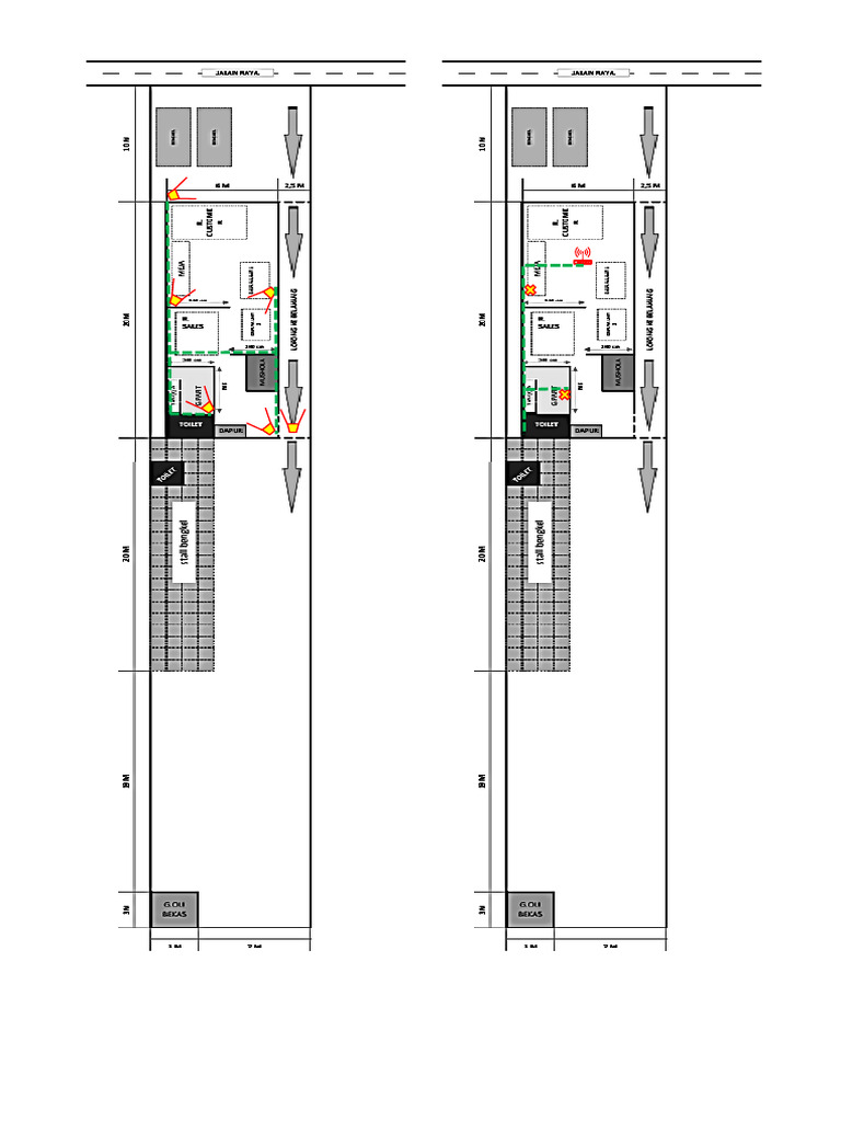Layout Rencana CCTV Berau | PDF