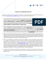 Comunicado A Proveedores 2024