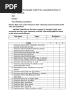 Revised Questionnaire