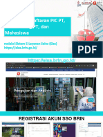 Tutorial Pendaftaran PIC PT-Mahasiswa