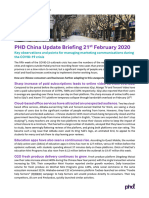 PHD China - 21FEB - COVID-19 Impact and Recommendations - EN