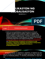 Implikasyon NG Globalisasyon