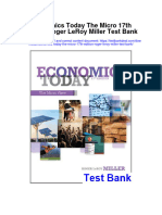 Ebook Economics Today The Micro 17Th Edition Roger Leroy Miller Test Bank Full Chapter PDF