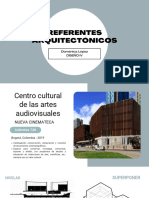 Referentes Arquitectónicos de Centros Culturales - Doménica López