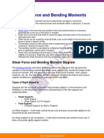 Shear Force and Bending Moments Gate Notes 16