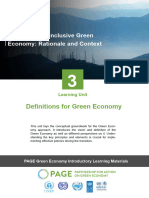 1.3 Definitions For Green Economy