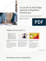 La Ley 87 01 Del Codigo Laboral en Republica Dominicana