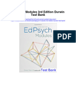 Ebook Edpsych Modules 3Rd Edition Durwin Test Bank Full Chapter PDF