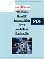 Yashh Gupta - X - E - Practicle File - IT