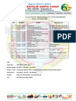 Rundown Acara Perayaan Natal 2024