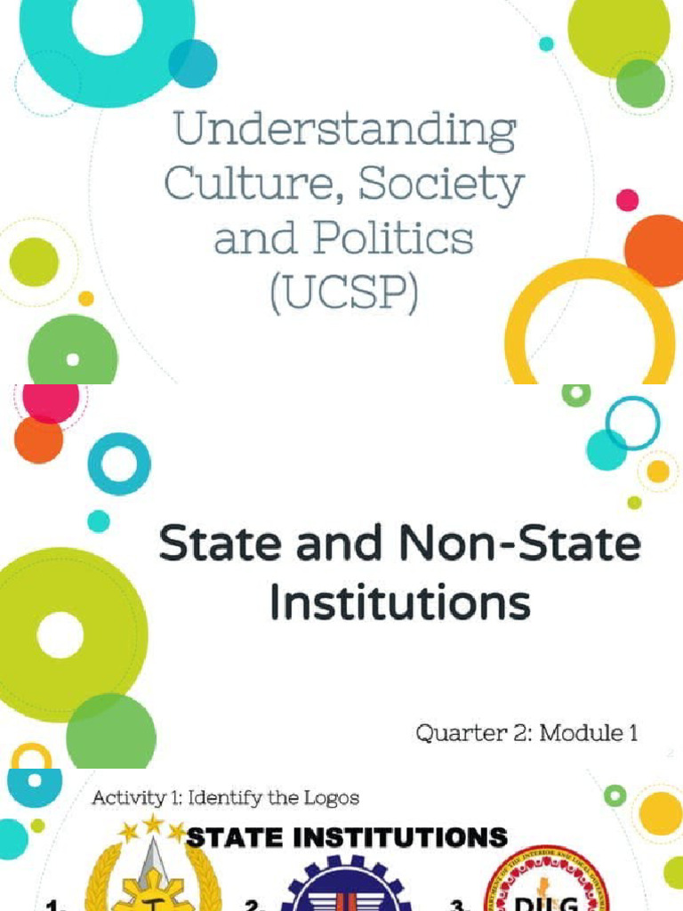 Ucsp State Non State Introduction | PDF