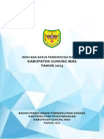 Buku RKPD Kabupaten Gunung Mas Tahun 2023