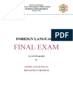 Rosas, Kerby Leigh - BSN Block B Level IV (Final Examination - FL)