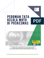 Buku Pedoman Tata Kelola Mutu Di Puskesmas