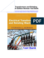 Ebook Electrical Transformers and Rotating Machines 4Th Edition Herman Test Bank Full Chapter PDF
