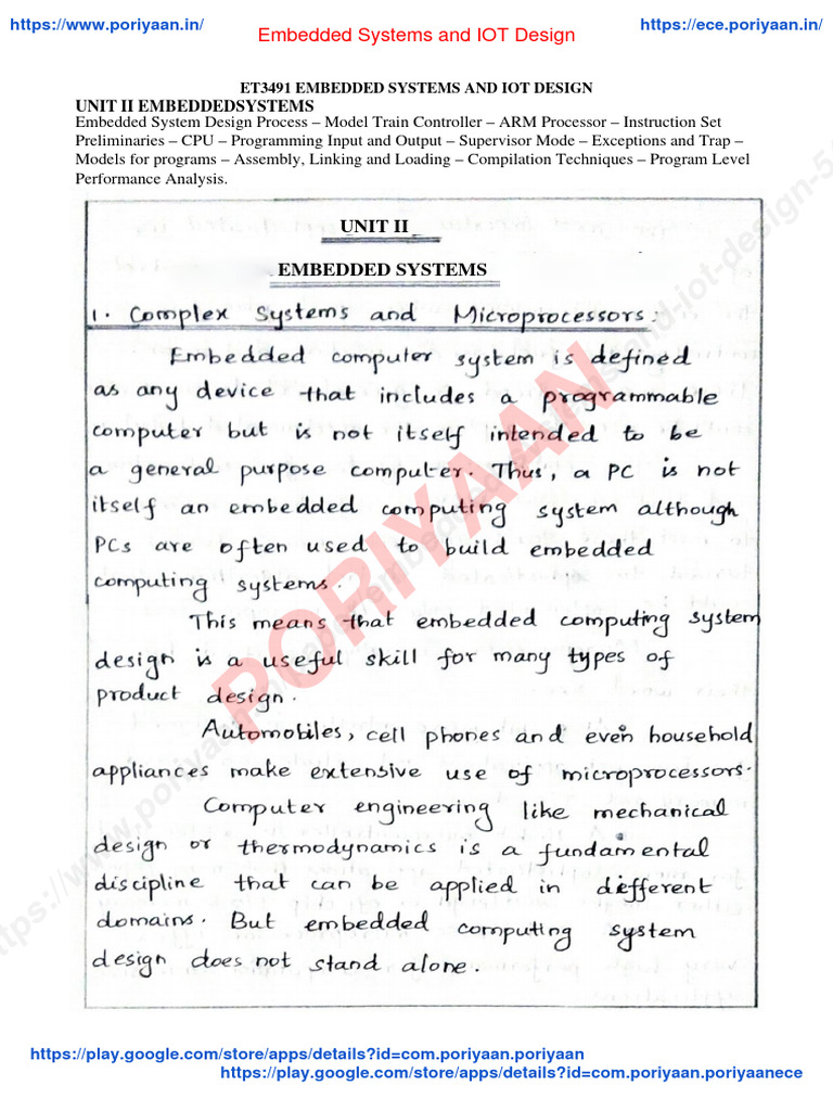 Embedded Systems Design Overview | PDF | Computer Architecture ...