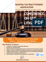 Conference On GST Litigation-2024
