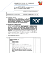 ESPECIFICACIONES TECNICAS DE PIEDRA MEDIANA 4in A 6in