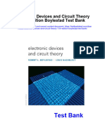 Ebook Electronic Devices and Circuit Theory 11Th Edition Boylestad Test Bank Full Chapter PDF