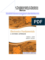Ebook Electronics Fundamentals A Systems Approach 1St Edition Floyd Solutions Manual Full Chapter PDF
