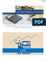 Absorption Costing Marginal Costing