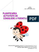 PLANIFICARE CONSILIERE PARINTII Grupa Mica 2023