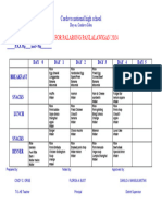 Menu For Palaro 2024