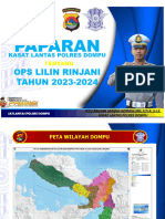 Paparan Ops Lilin Rinjani 2023 2024 Kasat Lantas Polres Dompu