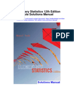 Ebook Elementary Statistics 12Th Edition Triola Solutions Manual Full Chapter PDF