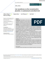 Journal of Periodontology - 2022 - Monje - Significance of Barrier Membrane On The Reconstructive Therapy of