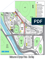 Mebourne Olympic Park Map