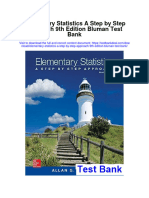 Ebook Elementary Statistics A Step by Step Approach 9Th Edition Bluman Test Bank Full Chapter PDF