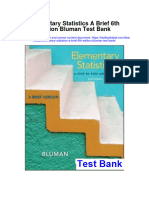 Ebook Elementary Statistics A Brief 6Th Edition Bluman Test Bank Full Chapter PDF