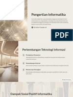 Pengertian Informatika: by Sultan Chaedar Ali