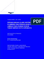 Perancangan Sistem Plambing Dan Pengolahan Air Limbah Di Rusun