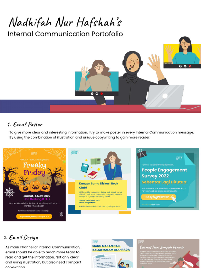 Internal Comms Design Showcase | PDF