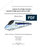 Master Thesis BK 10 Dynamic Analysis of A Bridge Structure Exposed To High Speed Railway Traffic