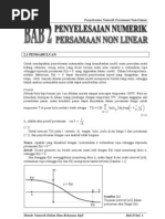 Download Bahan Kuliah Ke 3 Metoda Numerik by Haryanto Bin Sutrisno SN70391011 doc pdf