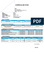 Curriculum Vitae Mujasli