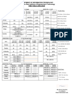 Time Table 2023-2024 New It Even