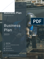 Welding Business Plan Example 