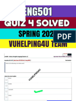 ng501 Quiz 4 Spring 2023 Solved by Vuhelping4u Sir Zahid