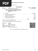 Official Receipt Template Malaysia | PDF